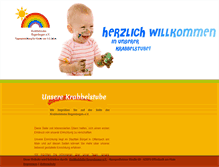 Tablet Screenshot of krabbelstube-regenbogen.de